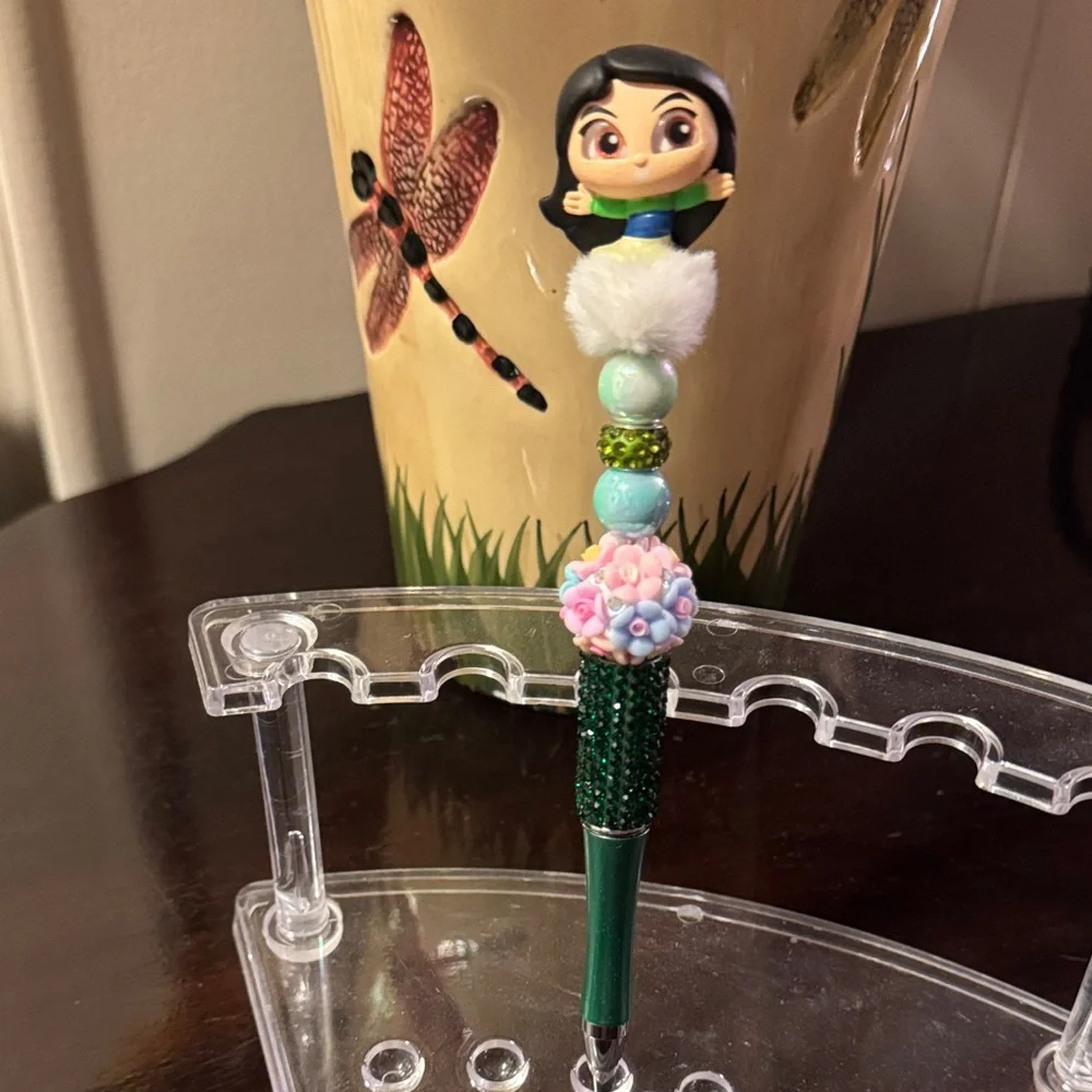 Disney Doorables Mulan Custom Beaded Pen Set